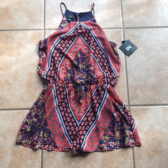 I.N. San Francisco Tops - NWT I.N. San Francisco Boho Romper